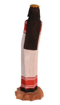 Hopi Pueblo Kachina White Chin Maiden Doll By Mike Collateta