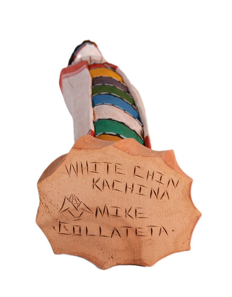 Hopi Pueblo Kachina White Chin Maiden Doll By Mike Collateta