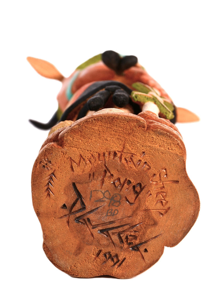 Hopi Pueblo Kachina Mountain Sheep Doll By Davakeb