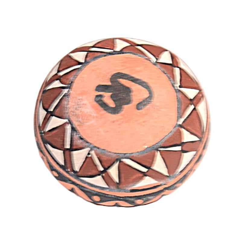 Acoma Pueblo Miniature Polychrome Vase Pottery