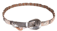 Navajo Concho Sterling Silver Hat Band
