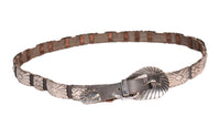 Navajo Concho Sterling Silver Hat Band