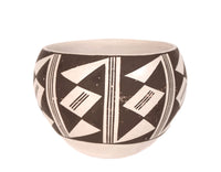Acoma Pueblo Black on White Pottery Jar By Jessie Garcia