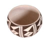 Acoma Pueblo Black on White Pottery Jar By Jessie Garcia