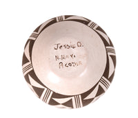 Acoma Pueblo Black on White Pottery Jar By Jessie Garcia