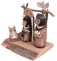 Zuni Pueblo Carved Nativity Set By Alan Lewis