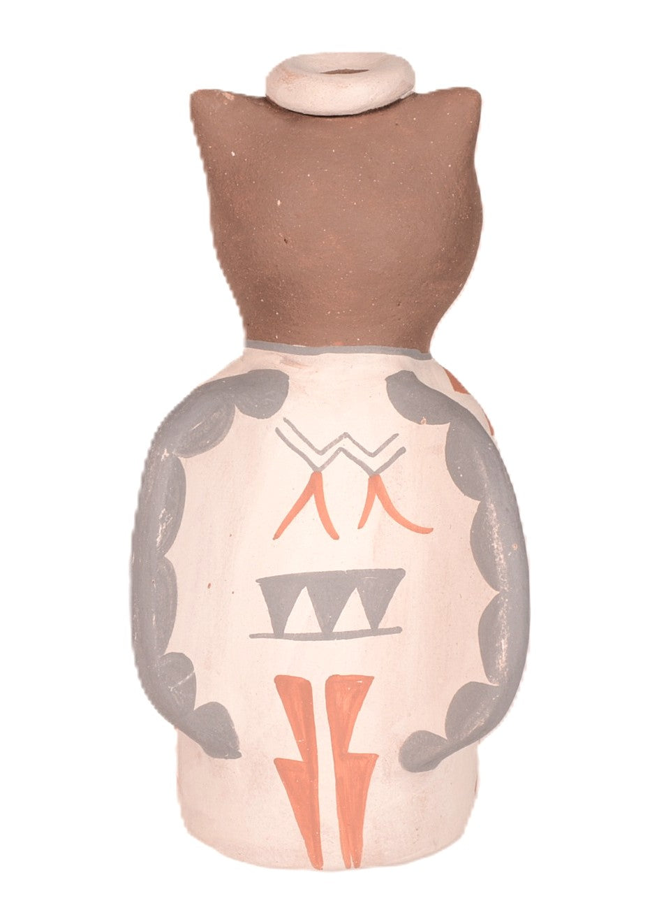 Jemez Pueblo Angel Cat Pottery By Darrick Tsosie