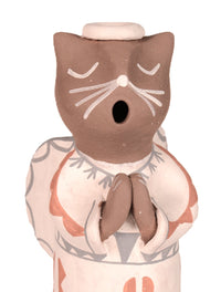 Jemez Pueblo Angel Cat Pottery By Darrick Tsosie