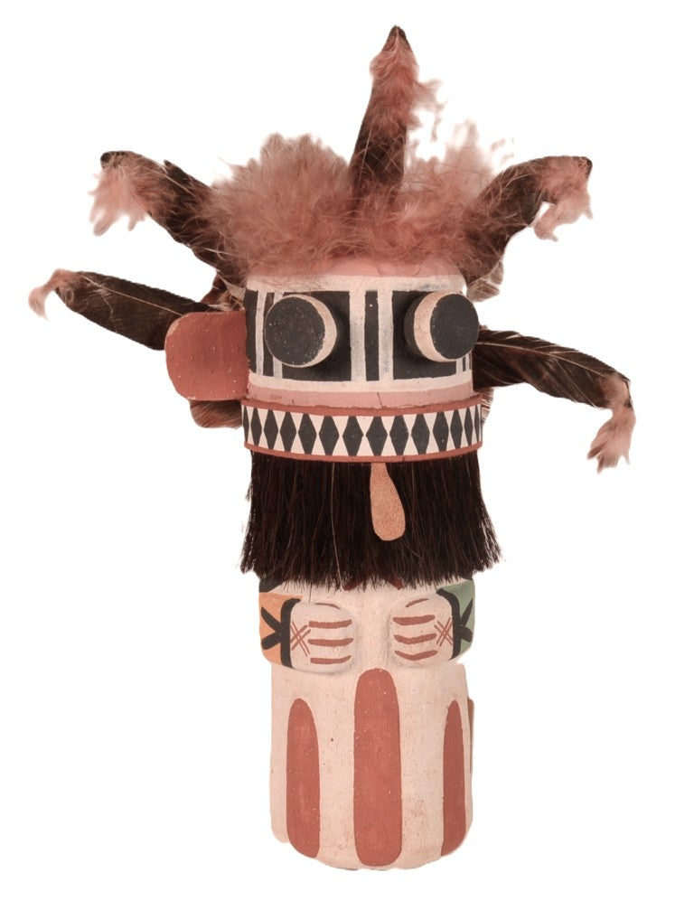 Hopi Pueblo Old Style Flat Ogre Kachina Doll