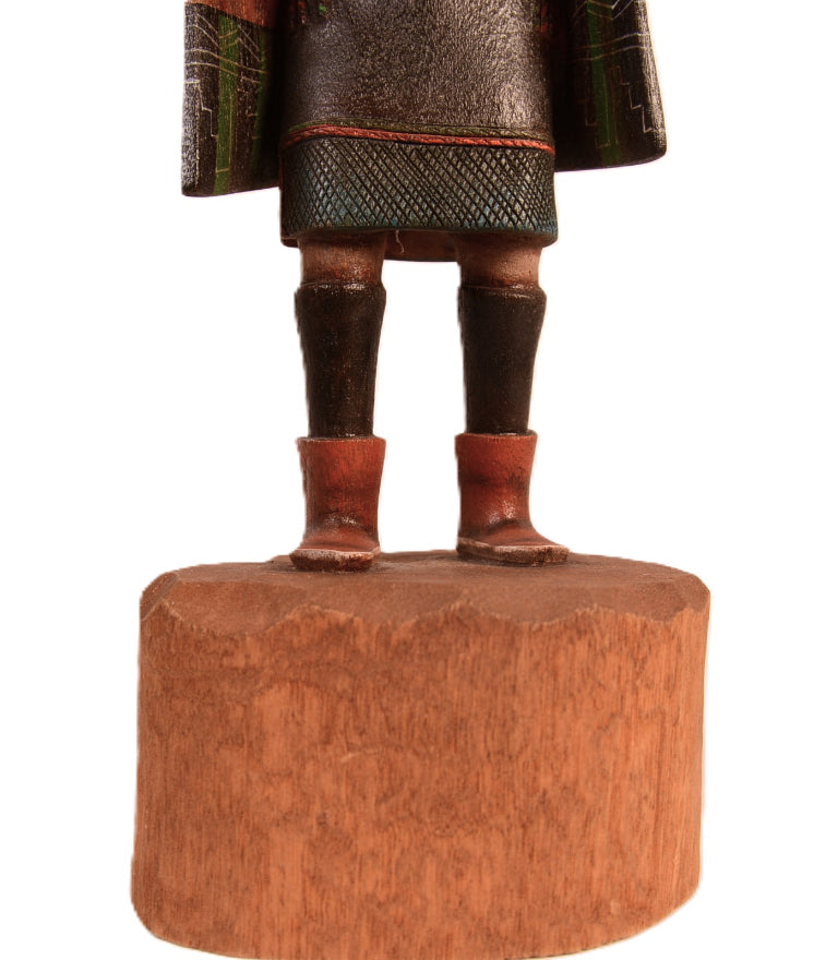 Hopi Pueblo Long Hair Kachina Doll By Jonathan Day
