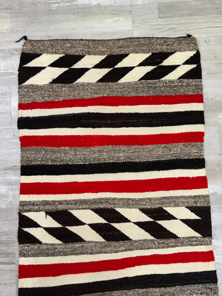 Navajo Double Saddle Blanket Rug