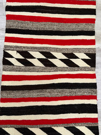 Navajo Double Saddle Blanket Rug