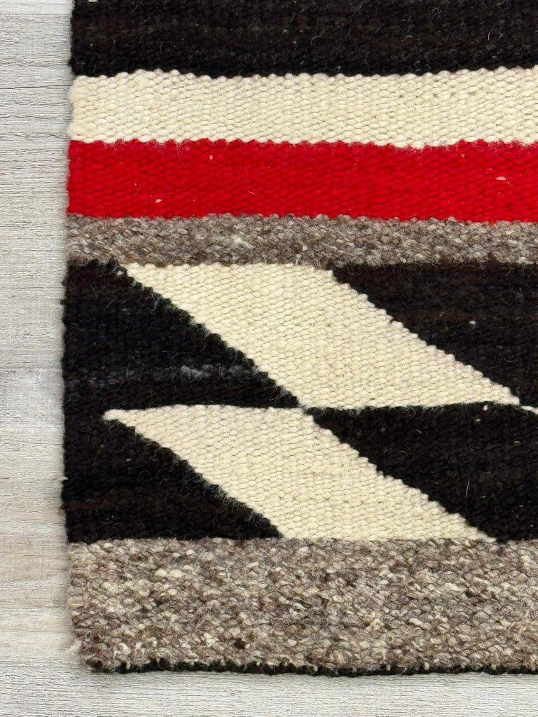 Navajo Double Saddle Blanket Rug