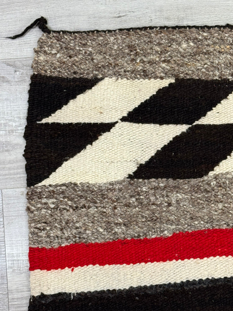 Navajo Double Saddle Blanket Rug