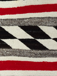Navajo Double Saddle Blanket Rug
