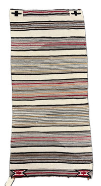 Navajo Double Saddle Blanket Rug