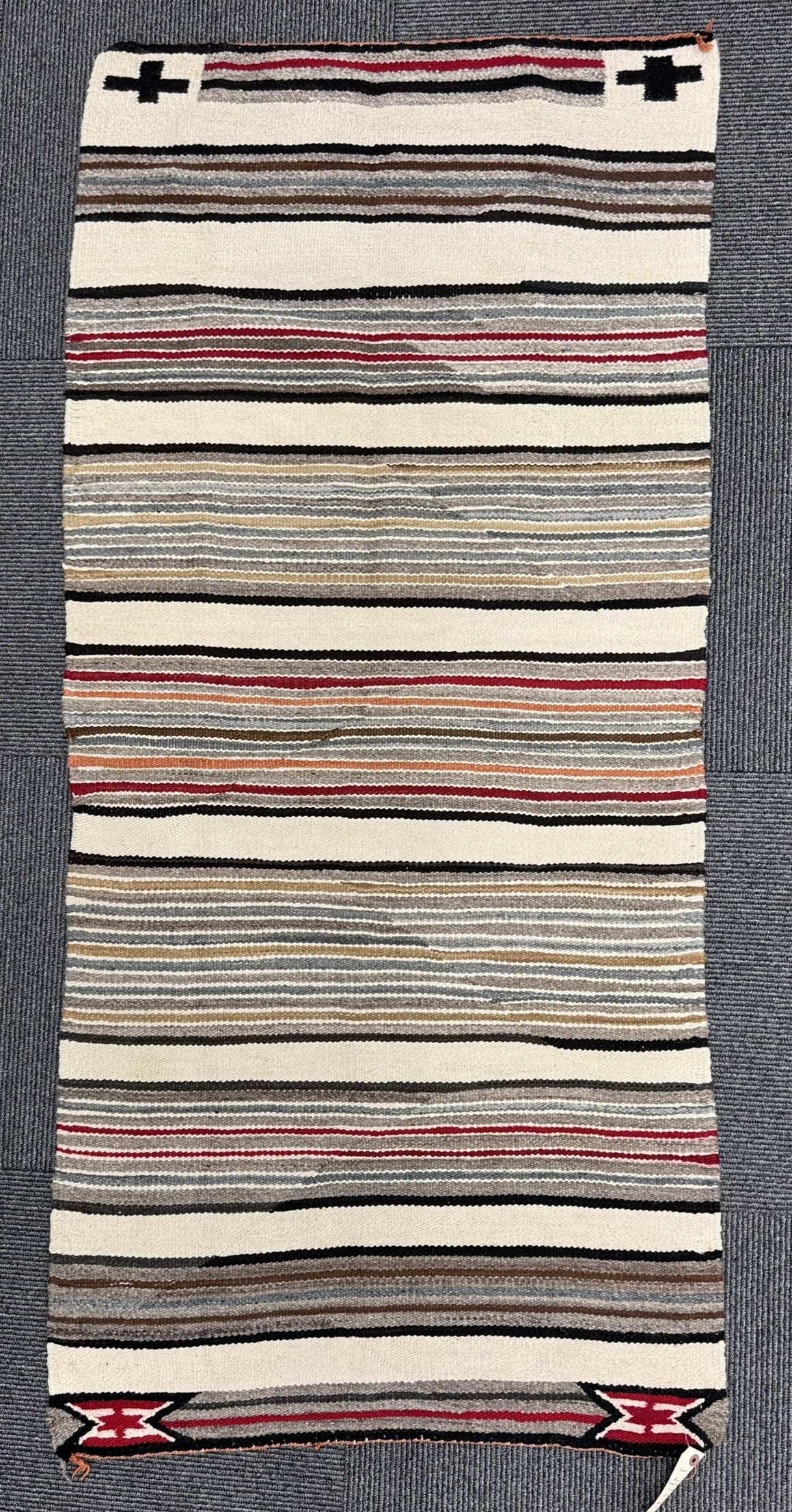 Navajo Double Saddle Blanket Rug
