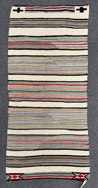 Navajo Double Saddle Blanket Rug