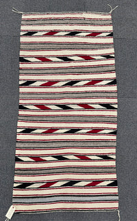 Navajo Double Saddle Blanket Rug