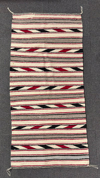 Navajo Double Saddle Blanket Rug