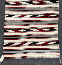 Navajo Double Saddle Blanket Rug