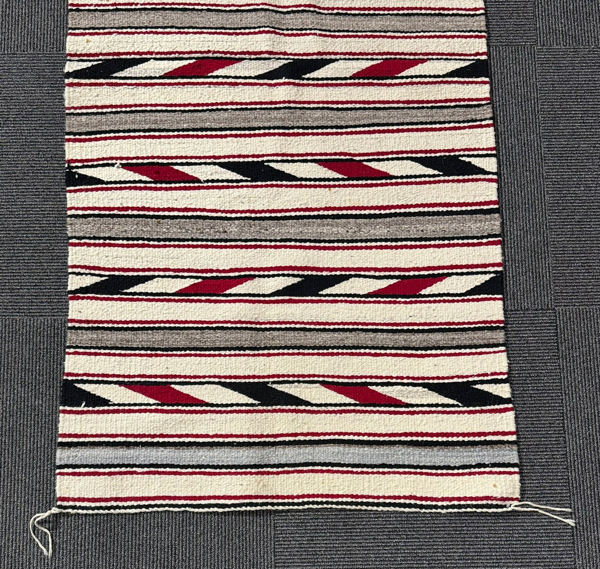Navajo Double Saddle Blanket Rug