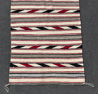 Navajo Double Saddle Blanket Rug