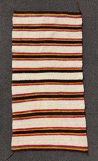 Fine Antique Navajo Double Saddle Blanket