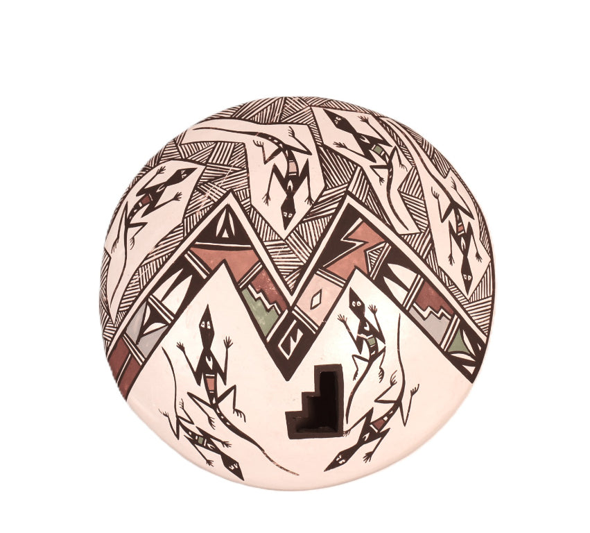 Acoma Pueblo Seed Pottery By D. Lewis