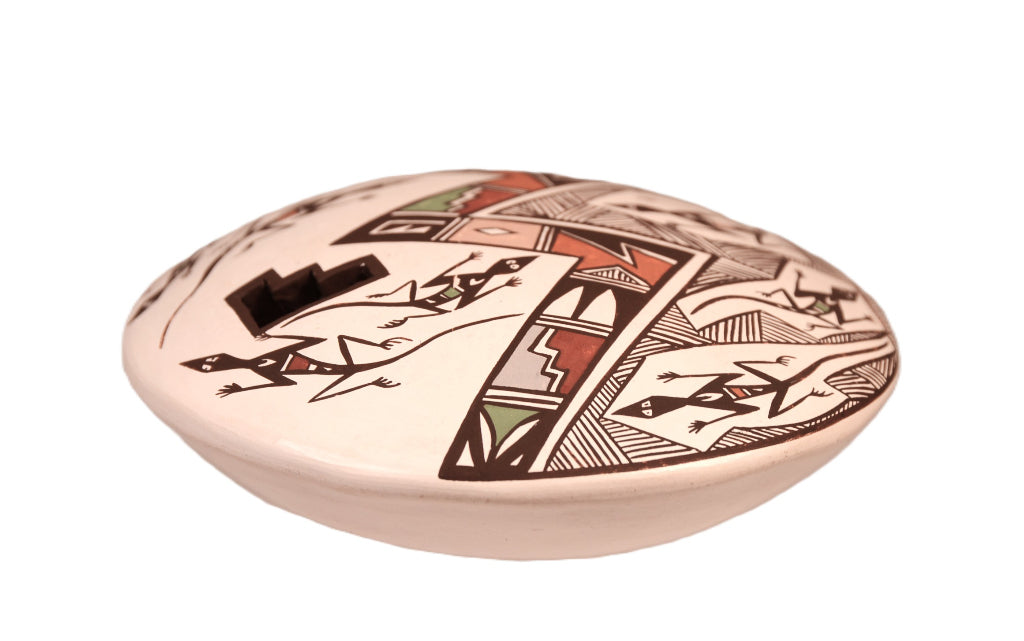 Acoma Pueblo Seed Pottery By D. Lewis
