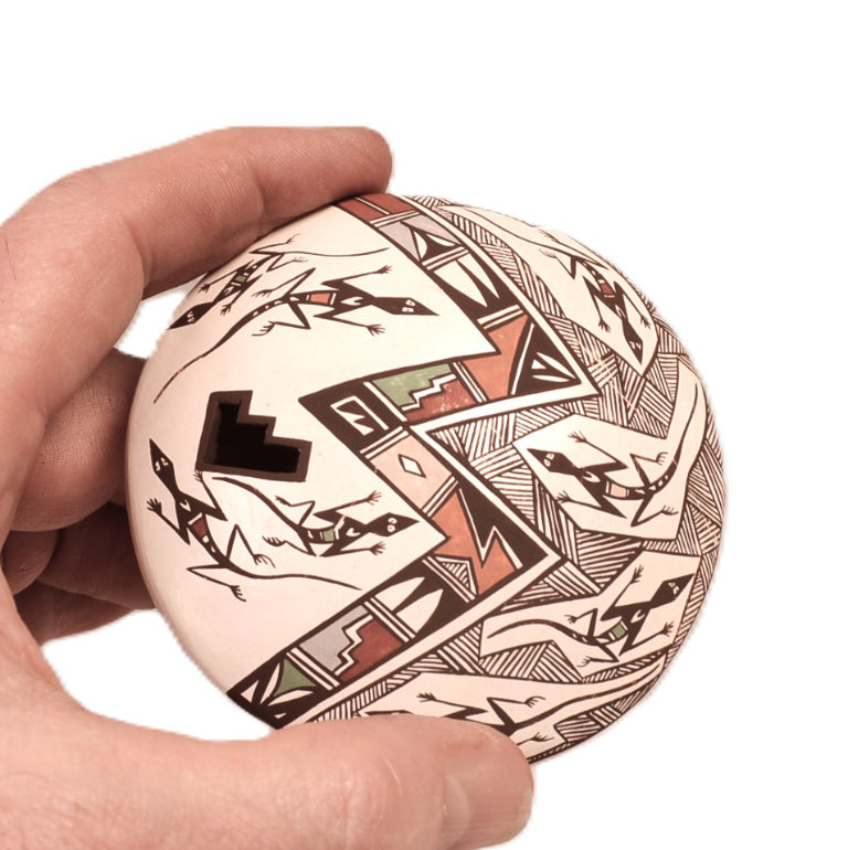 Acoma Pueblo Seed Pottery By D. Lewis