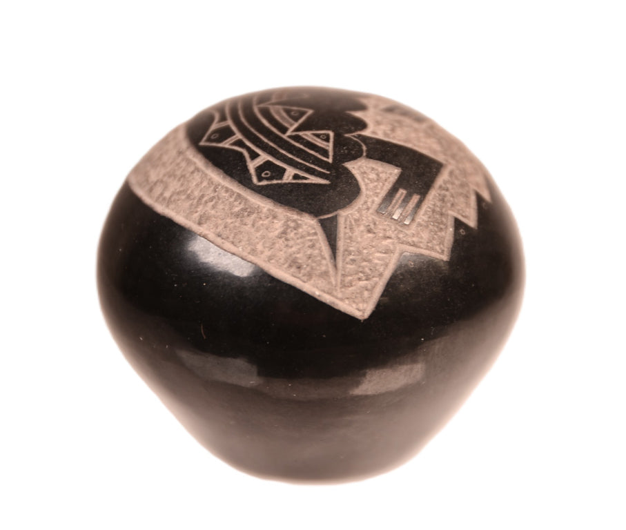 Santa Clara Pueblo Seed Jar By Golden Rod