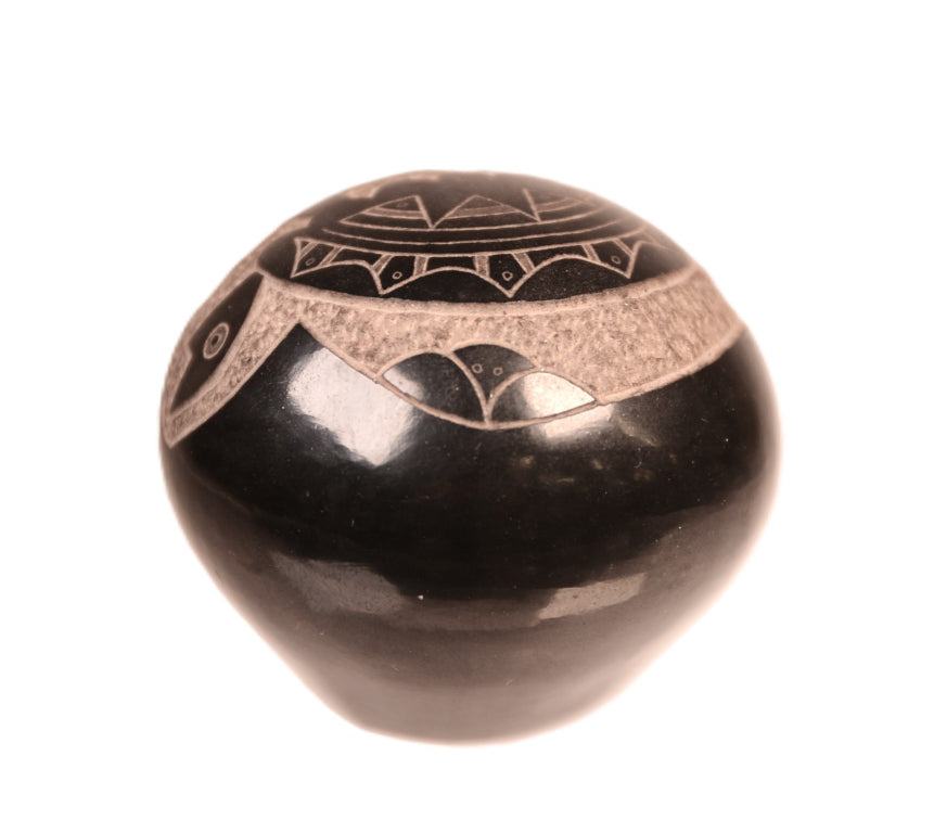 Santa Clara Pueblo Seed Jar By Golden Rod