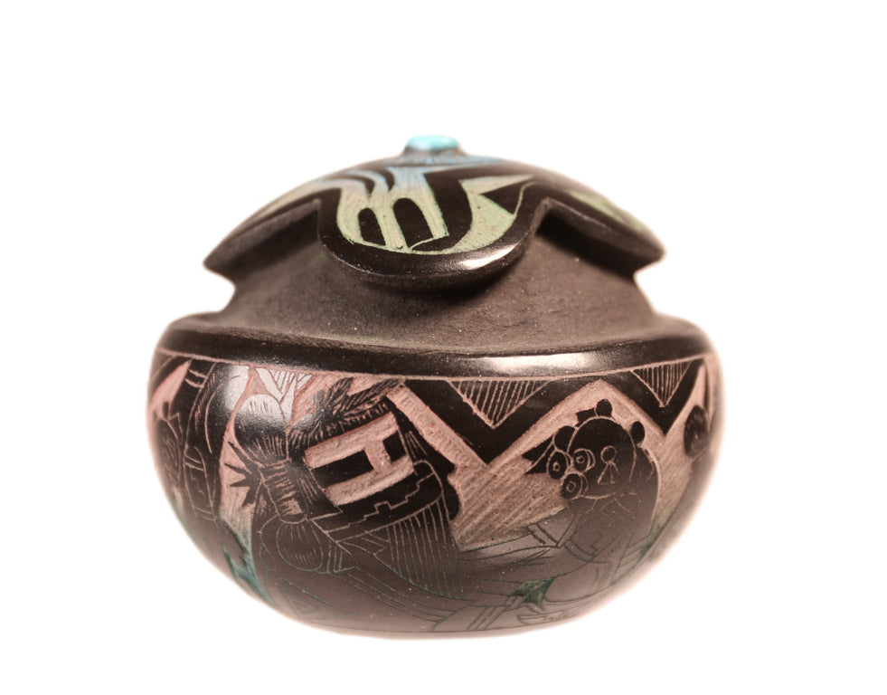 Santa Clara Pueblo Seed Jar By Dalapewi