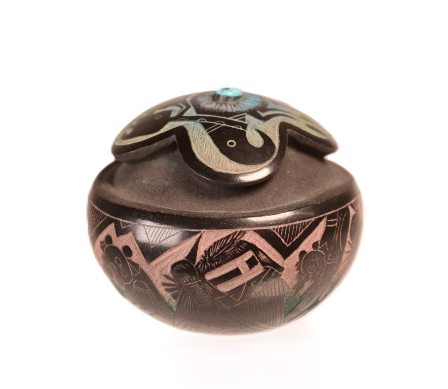Santa Clara Pueblo Seed Jar By Dalapewi