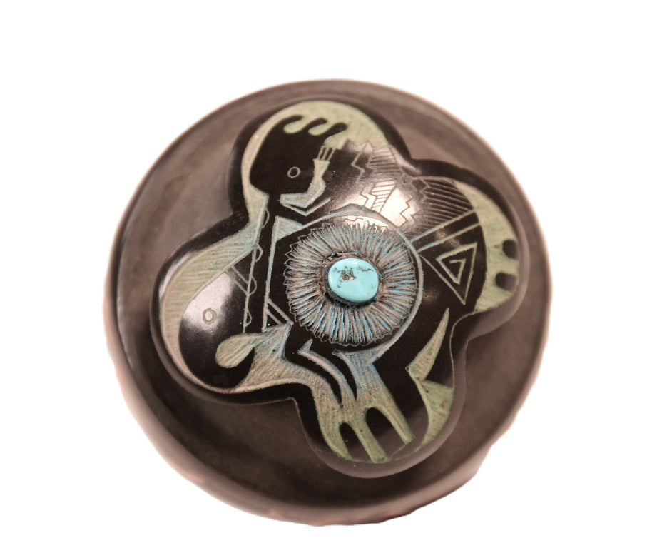 Santa Clara Pueblo Seed Jar By Dalapewi