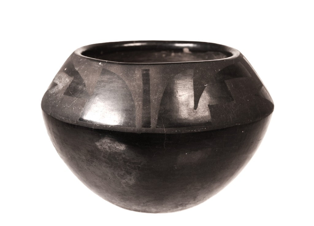 San Ildefonso Pueblo Black Pottery