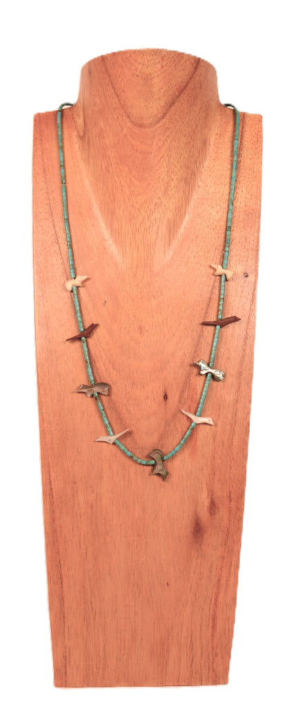 Zuni Pueblo Fetish Necklace