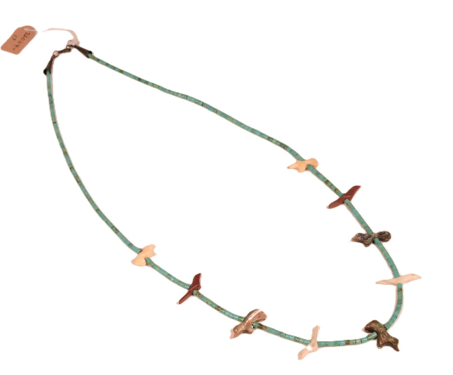Zuni Pueblo Fetish Necklace