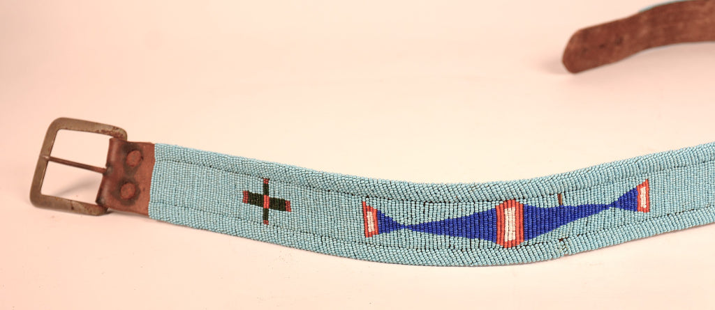 Crow Beaded Belt