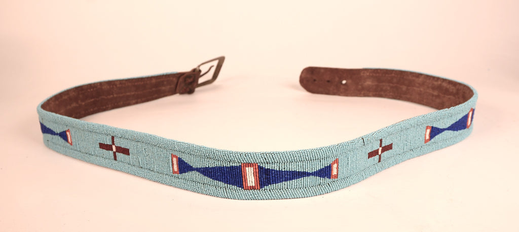 Crow Beaded Belt