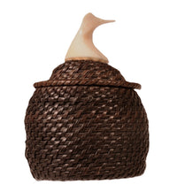 Inupiaq Eskimo Baleen and Ivory Whale Tail Basket Attributed John Long