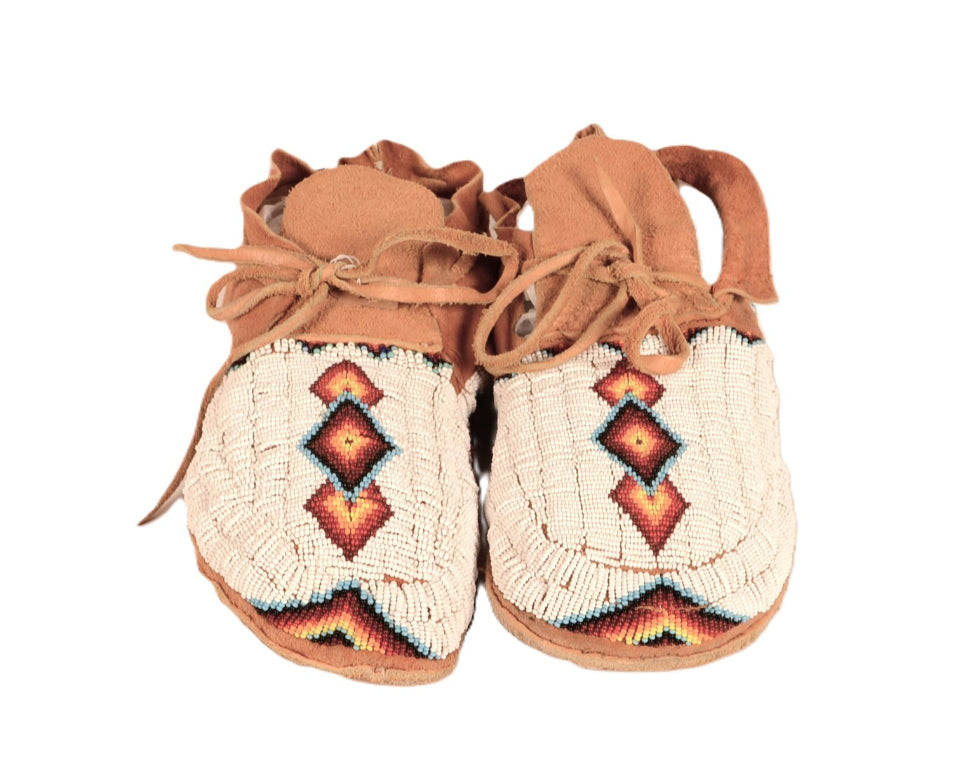 Shoshone Beaded Moccasins