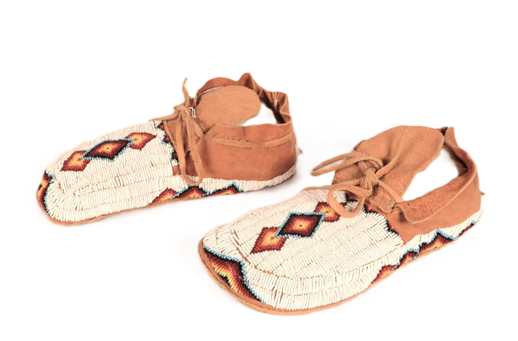 Shoshone Beaded Moccasins