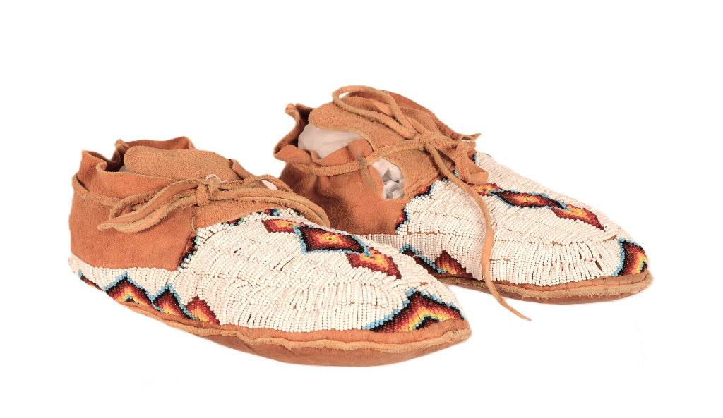 Shoshone Beaded Moccasins