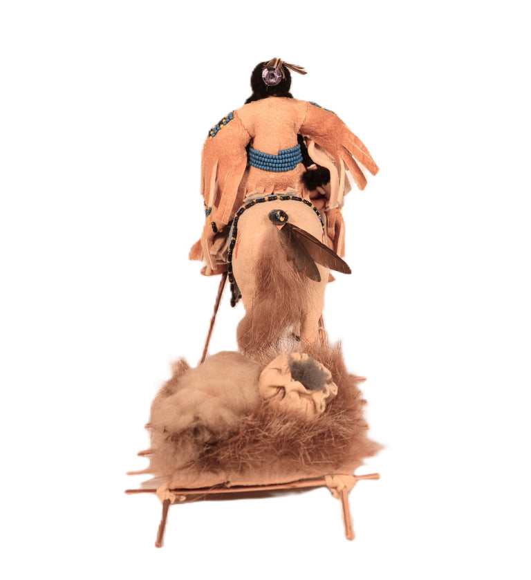 Shoshone Doll with Horse By Dianne Ottogary
