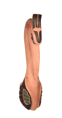 Coast Salish Carved Wood Sculpture By Doug La Fortune