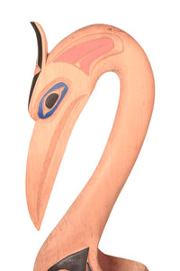 Coast Salish Carved Wood Sculpture By Doug La Fortune