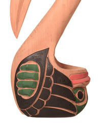 Coast Salish Carved Wood Sculpture By Doug La Fortune