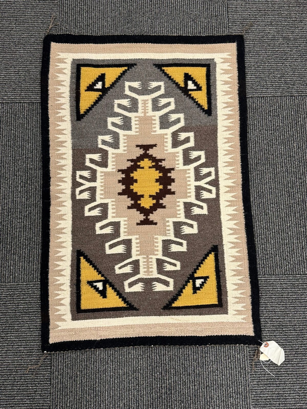 Navajo Two Gray Hills Rug By Lena Bylillie